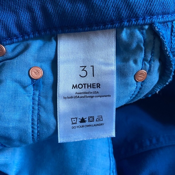 MOTHER SUPERIOR The Half Pipe Frayed Cuffed Barrel Leg Jeans 31 - Picture 5 of 13